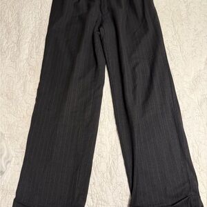 Ralph Lauren Charcoal Pinstripe Dress Pants